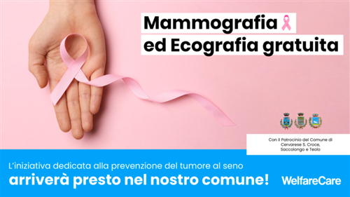Mammografia ed Ecografia gratuita