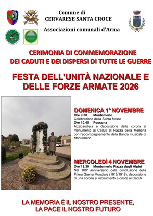 Commemorazione caduti di tutte le guerre